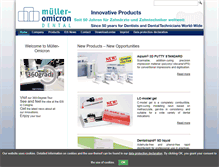 Tablet Screenshot of mueller-omicron.com